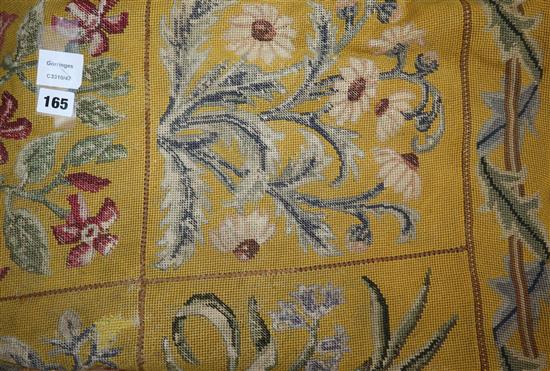 A 19th century Aubusson style needlepoint panel